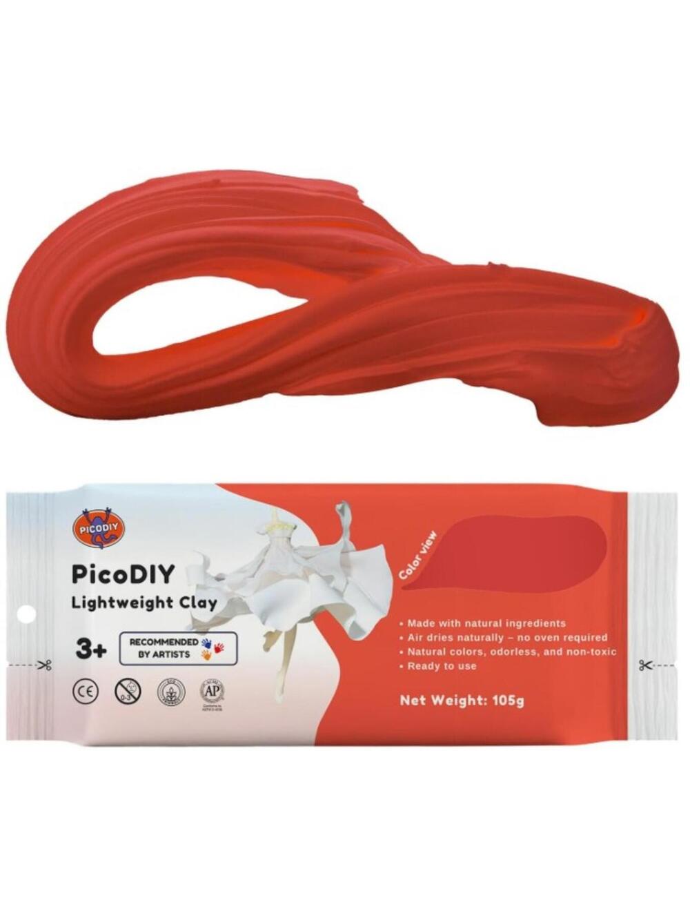 PicoDIY Lightweight Clay Natural Air Dry for Anime Figures Non Toxic Ages 3+ New